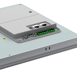 SERIE FE (FE6156H) modulo controller con connettori USB e blocchi a morsetto verde, alloggiato in chassis metallico
